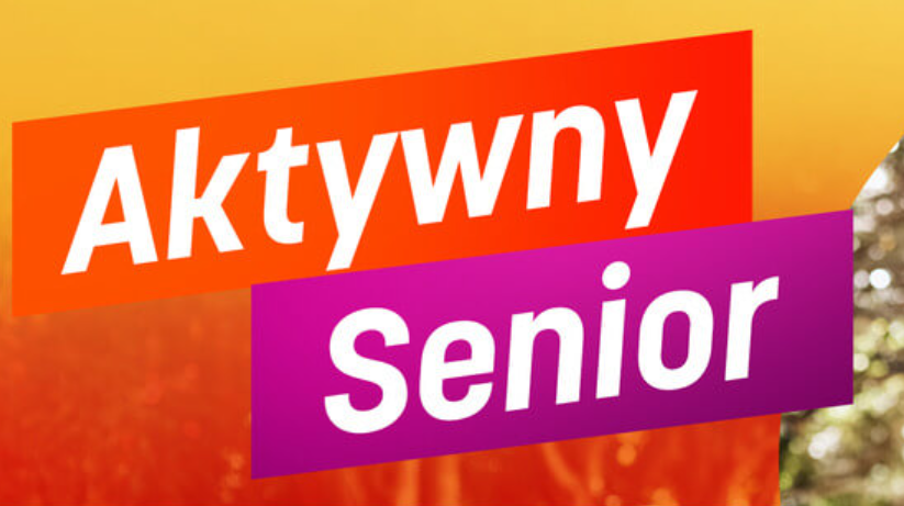 Aktywny senior grafika promocyjna